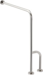 HANDICAP opěrné madlo PRAVÉ 800x850mm, nerez lesk XH528
