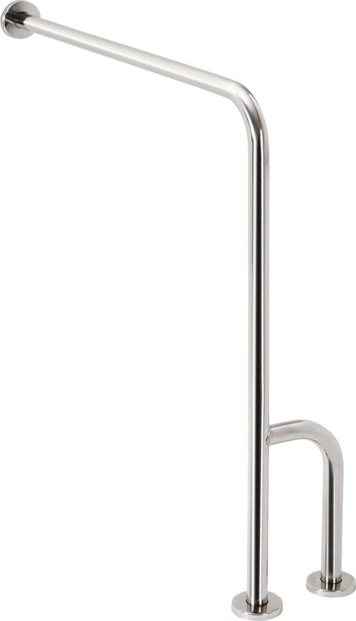 HANDICAP opěrné madlo PRAVÉ 800x850mm, nerez lesk XH528