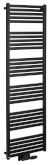 GRUNT otopné těleso rovné 500x1610 mm, středové připojení, černá mat 600.123.6