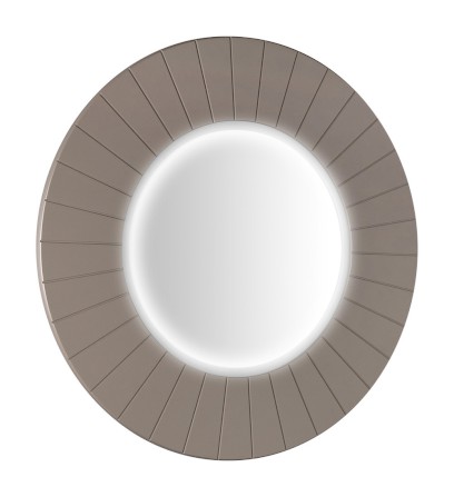 LUMIRO STRIP kulaté zrcadlo s LED osvětlením v rámu ø 75cm, agila LR750-4343S