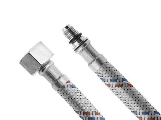 Flexibilní nerezová hadice M8x3/8