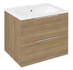 CIRASA umyvadlová skříňka 59,2x52x46cm, dub cuneo CR611-2525