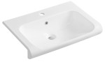 INKA keramické umyvadlo polozápustné, 60x40cm, bílá 341101