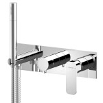 PY52 (50857) SPY podomítková sprchová/vanová baterie s ruční sprchou, 2 výstupy, chrom PY52