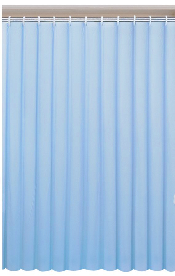 Sprchový závěs 180x180cm, vinyl, modrá 0201003 M