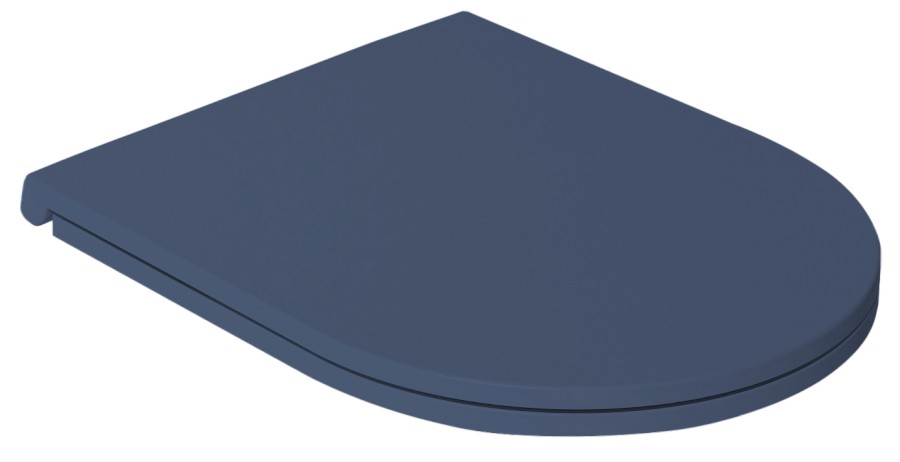 INFINITY WC sedátko, SLIM, Soft Close, Easy Take, modrá mat 40KF0544I-S