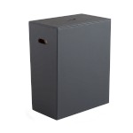 LUXURY koš na prádlo 49,5x61,8x29cm, černá 103714