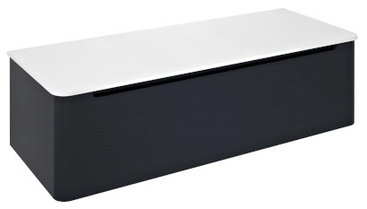 KERALA umyvadlová skříňka 120x35x47,5cm, 1x zásuvka, antracit matný KR120-3434