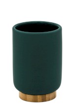 FANCY sklenka na postavení, tmavě zelená 2126105