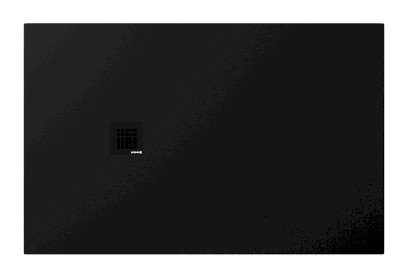 TRENECA vanička z litého mramoru s možností úpravy rozměru, 140x90cm, černá mat 84309.21