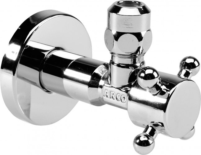 ANTEA rohový ventil A-80 s matkou 1/2'x3/8', chrom 1CLAS