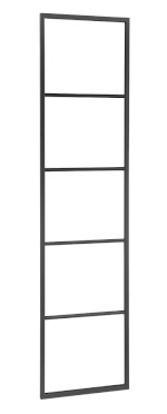SKA sušák ručníků na opření 420x1700x20mm, černá mat SKA551