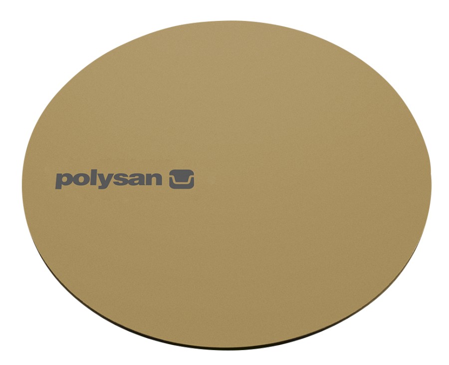 MIRAI kruhová krytka sifonu, zlato mat 72731GB