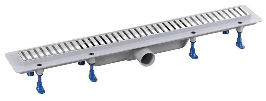 Podlahový žlab s nerezovým roštem, L-810, DN50 700.158.2