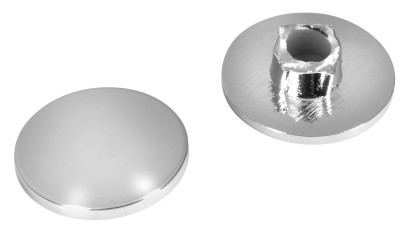 Kulatá krytka vzpěry, chrom, 2ks v balení NDES03CH