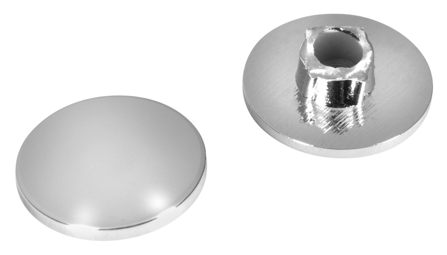 NDES03CH (61912) Kulatá krytka vzpěry, chrom, 2ks v balení NDES03CH