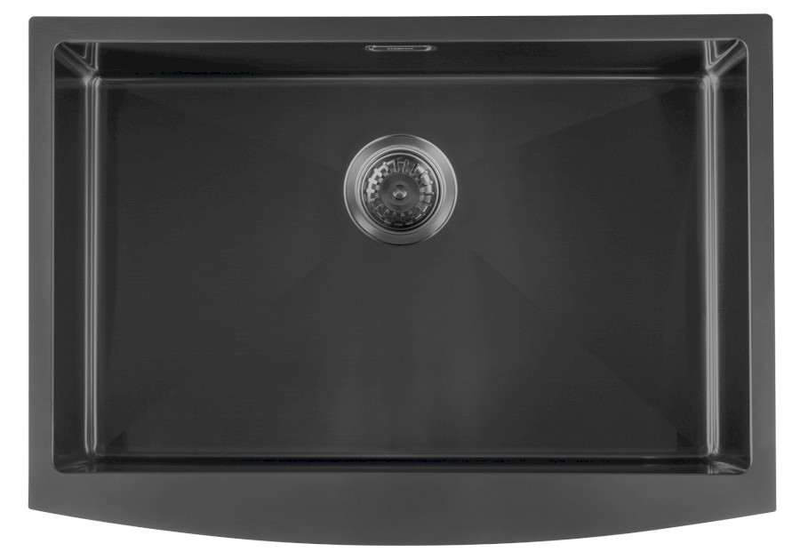 ZN7050B (56219) AMERICAN polozápustný nerezový dřez 70x50cm, gun metal ZN7050B