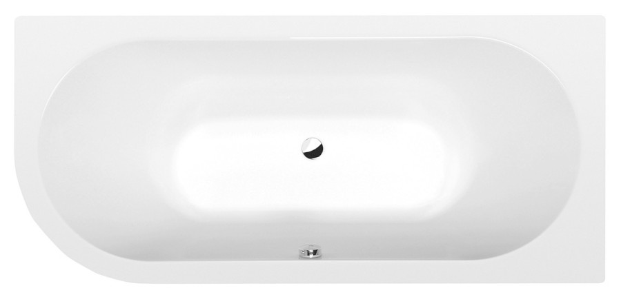 78119.11 (52563) VIVA R asymetrická vana 175x80x47cm, bílá mat 78119.11