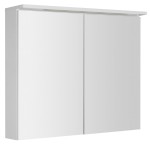 WGL80S (51423) KAWA STRIP galerka s LED osvětlením 80x70x22cm, bílá WGL80S