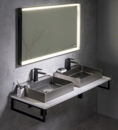 PLATO deska Rockstone 1800x24x500mm, bílá mat PL180-0101