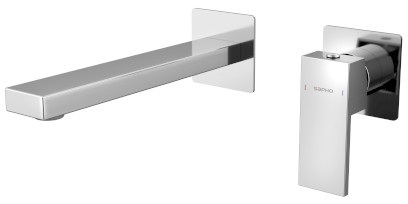 CUBEMIX podomítková dvouprvková umyvadlová baterie, chrom CM008