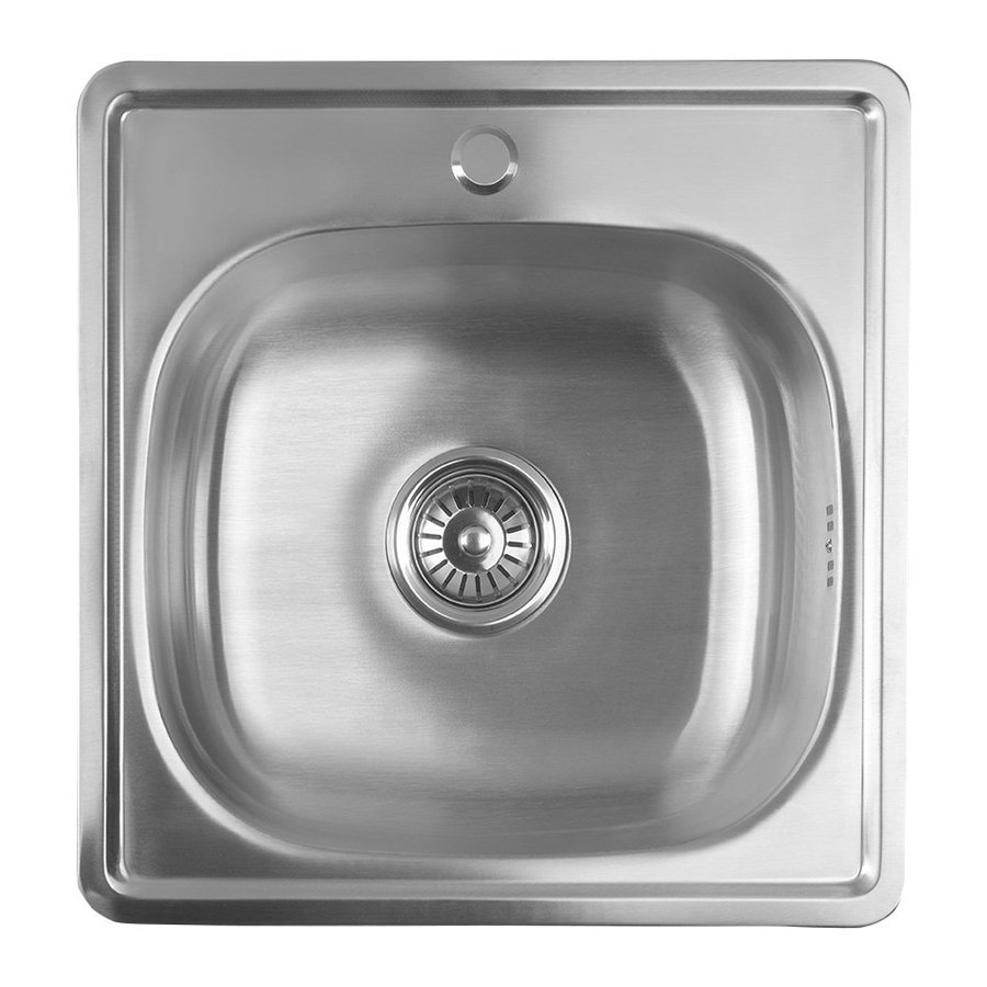 Nerezový vestavný dřez 48x18x48cm AQ4848B