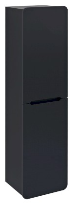 KR350-3434 (58770) KERALA skříňka vysoká 38x143x32cm, 2x dvířka, levá/pravá, antracit matný KR350-3434
