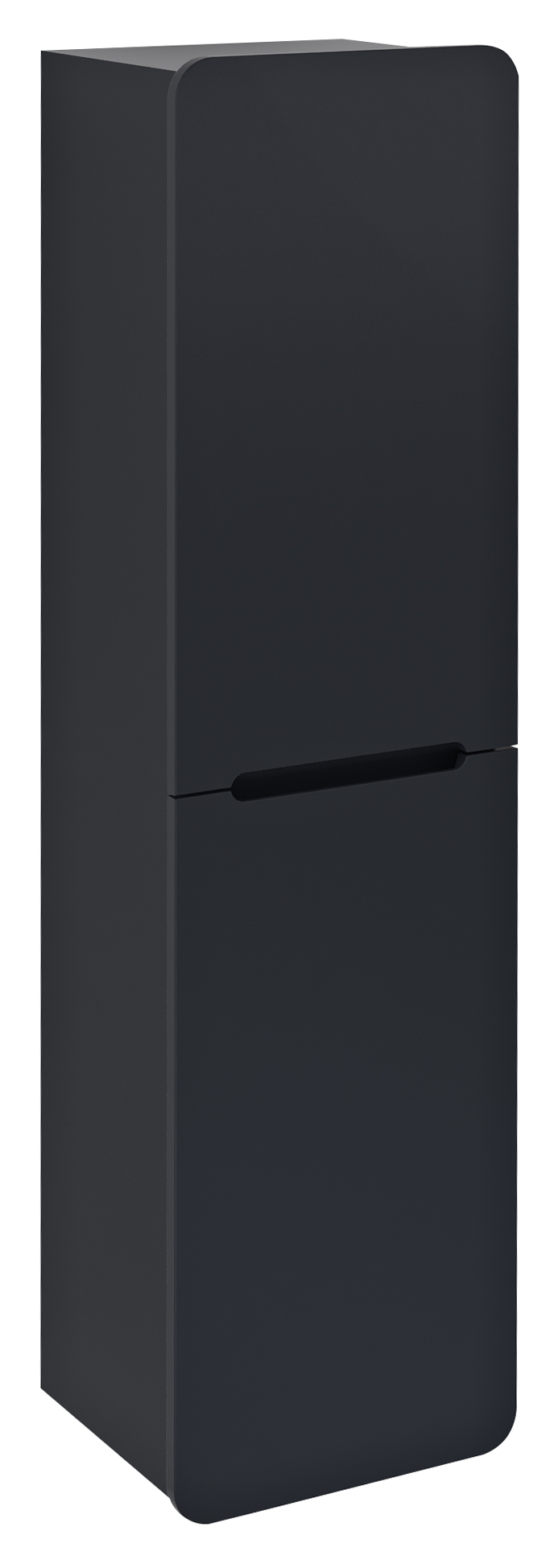 KR350-3434 (58770) KERALA skříňka vysoká 38x143x32cm, 2x dvířka, levá/pravá, antracit matný KR350-3434
