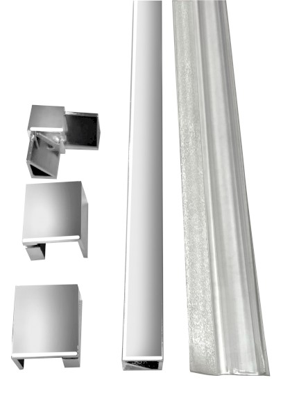 THRON přetoková lišta s koncovkami NDTL05