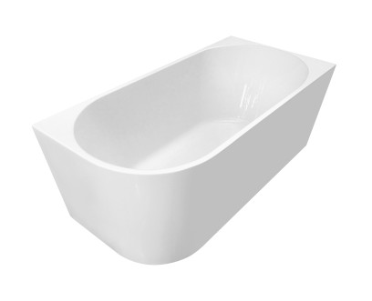 TIBERA R rohová stojící vana, 140x70cm, bílá E1055