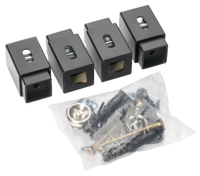 Set držáků radiátoru TONDI, černá mat NDDT48T