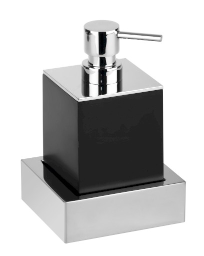 X-STEEL dávkovač mýdla na postavení 200ml, černá mat XS104B