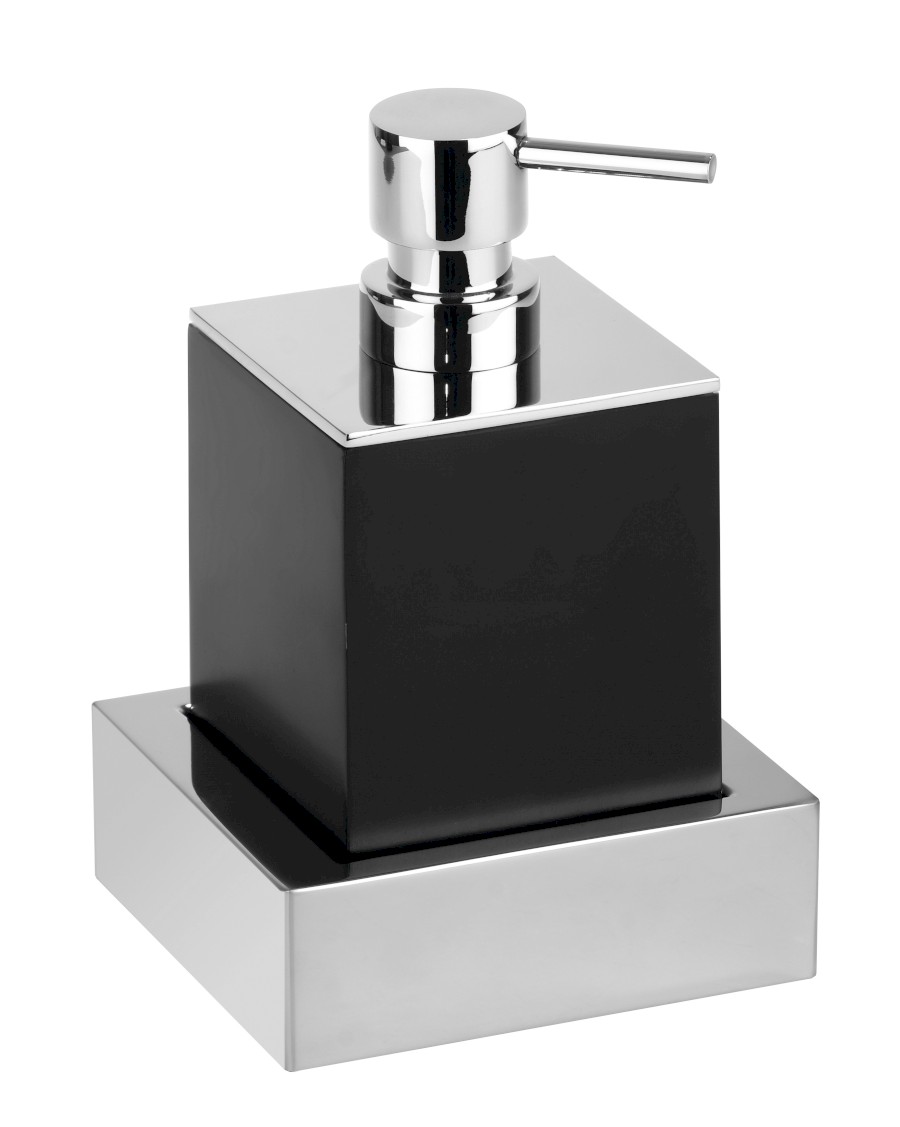 XS104B (59329) X-STEEL dávkovač mýdla na postavení 200ml, černá mat XS104B