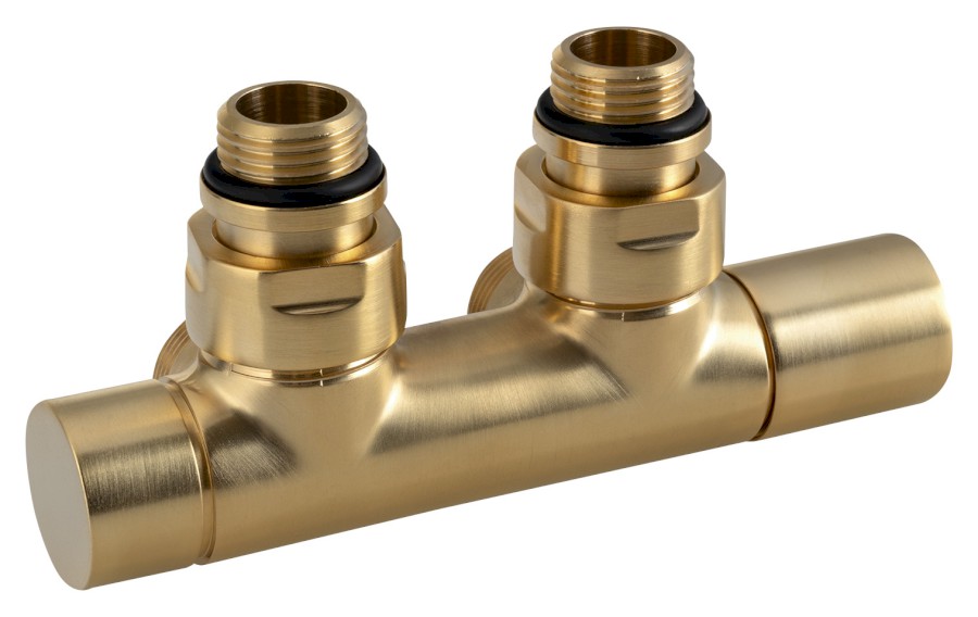 CP401SGM (58171) TWIN připojovací sada ventilů pro středové připojení, zlato mat CP401SGM