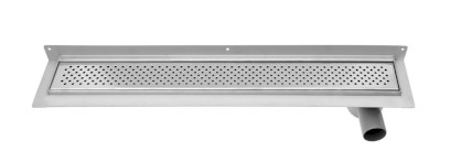 KROKUS nerezový podlahový žlab s roštem, ke stěně, L-860, DN50 2715-90