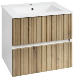 PANEDA STRIP umyvadlová skříňka 59,5x55x45,2cm, dub emporio PN360