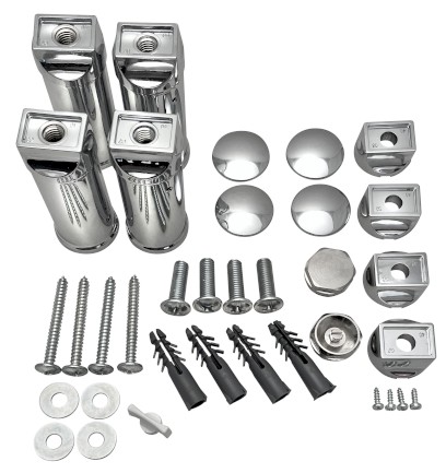 ALYA montážní uchycení pro rovné těleso, chrom ND1120-099