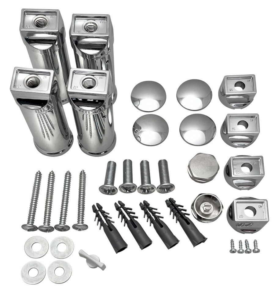 ALYA montážní uchycení pro rovné těleso, chrom ND1120-099