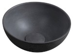 MR26016 (55135) MINOR betonové umývátko na desku, Ø 26cm, antracit mat MR26016