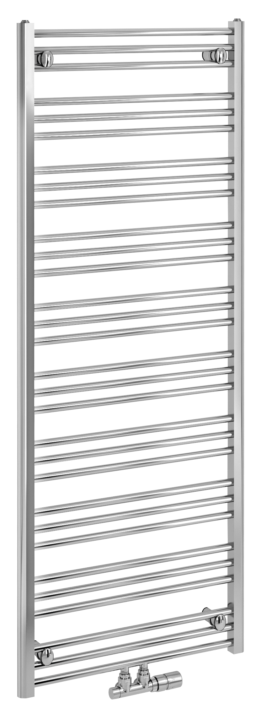600.118.1 (53546) ALBRECHT otopné těleso 600x1570mm, středové připojení, chrom 600.118.1