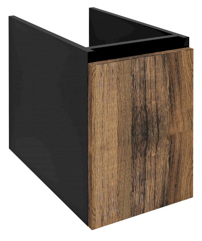 LOREA skříňka spodní dvířková 30x44x51,2cm, pravá/levá, dub collingwood/černá mat LE030-1935