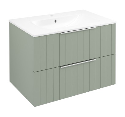 CIRASA STRIP umyvadlová skříňka 69,8x52x46cm, verde CR701-4444S