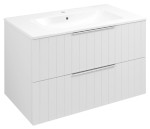 CR801-3131S (58303) CIRASA umyvadlová skříňka 79,8x52x46cm, bílá mat strip CR801-3131S