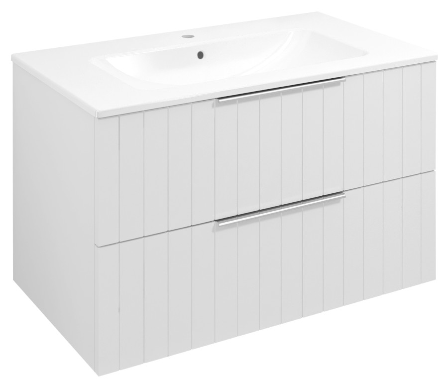 CR801-3131S (58303) CIRASA STRIP umyvadlová skříňka 79,8x52x46cm, bílá mat CR801-3131S