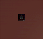 FLEXIA vanička z litého mramoru s možností úpravy rozměru, 100x90cm, hnědá mat 72925.71