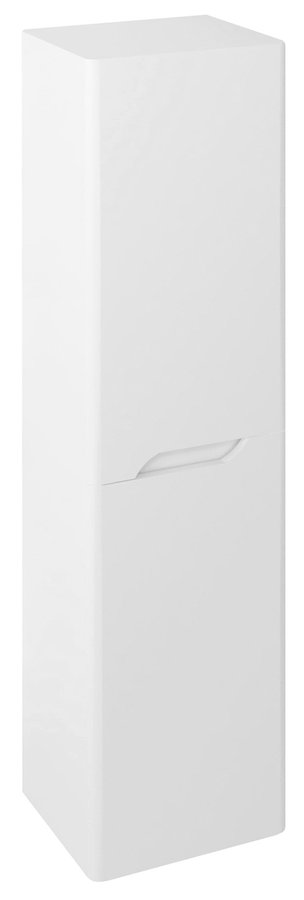 MEDIENA skříňka vysoká 35x140x30cm, 2x dvířka, levá/pravá, bílá mat/bílá mat MD350