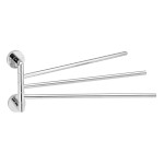WS022 (56799) LARISSA trojitý držák ručníků otočný 350mm, chrom WS022