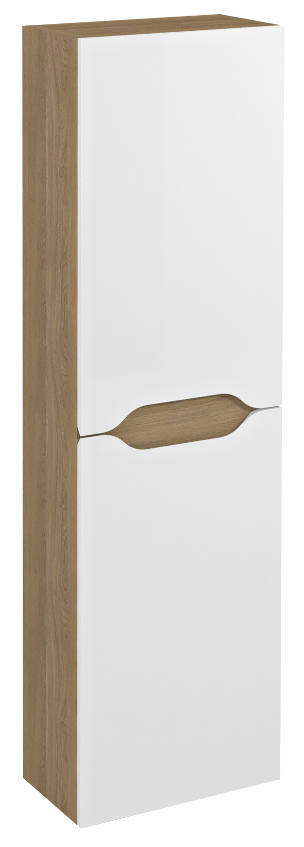 WA250-3025 (59757) WAVE skříňka vysoká 40x140x20cm, levá/pravá, bílá/dub cuneo WA250-3025