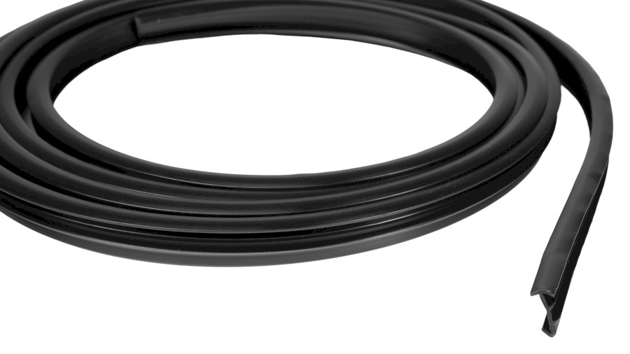 ND022B (61360) EASY BLACK zamačkávací těsnění boční stěny 1900mm ND022B