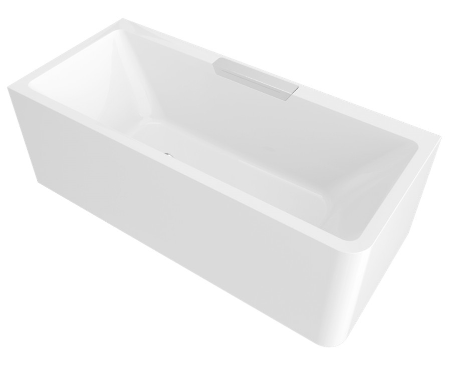 73836ML.100 (60683) CASCATA L MONOLITH obdélníková vana 180x80x60cm, kaskáda nerez 73836ML.100